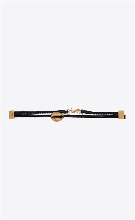 ysl cuff leather|YSL matching bracelets.